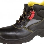 High shoe steel toe cap and rapid withdrawal